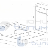 Спален комплект Матера