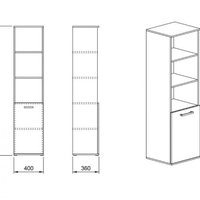 Етажерка Модул 62
