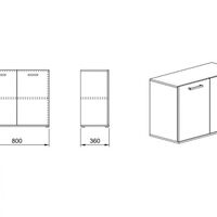 Етажерка Модул 81