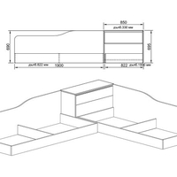 Ъглови легла с ракла Сити 2001