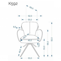 Трапезен стол К592 CS