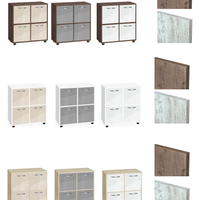 Етажерка Кубо 4 с четири врати постформинг