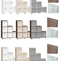 Етажерка Кубо 6 с шест врати постформинг