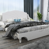 Спалня Белисима/ бели орнаменти