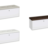 Шкаф за обувки 100/ бял