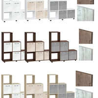 Етажерка Кубо 6 с четири врати постформинг