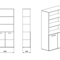 Етажерка Модул 63