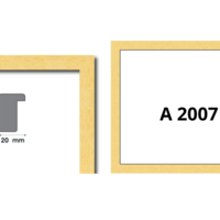 Профили от полистирен серия А с ширина от 20 до 23 мм