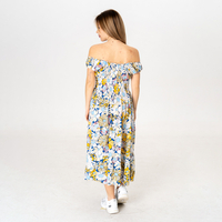 Дълга рокля - 9817 Синя