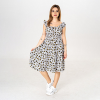 Дълга рокля - 9811 Бяла