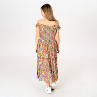 Дълга рокля - 9801 Зелена