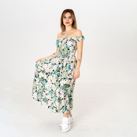 Дълга рокля - 9817 Зелена