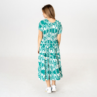 Дълга рокля - 9850 Зелена