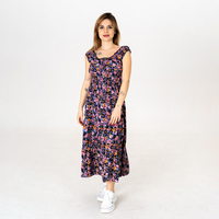 Дълга рокля - 9801 Черна