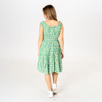 Дълга рокля - 9811 Зелена