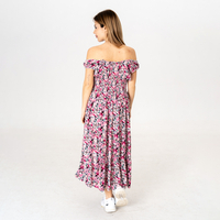 Дълга рокля - 9801 Розова