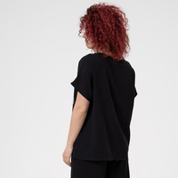 Блуза Големи Размери - 61018 Черна