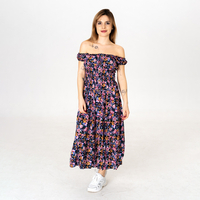 Дълга рокля - 9801 Черна