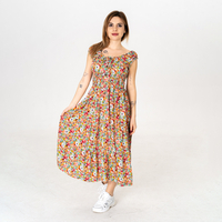 Дълга рокля - 9801 Зелена