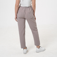 Памучен панталон - 26402 Тъмно бежов