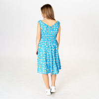 Дълга рокля - 9811 Синя