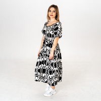 Дълга рокля - 9850 Черна