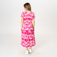 Дълга рокля - 9850 Розова