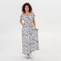 Дълга рокля - 950 Сива