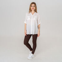 Ленена риза - 165 Бяла