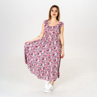 Дълга рокля - 9801 Розова