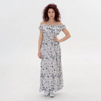 Дълга рокля - 950 Сива