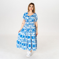 Дълга рокля - 9850 Синя