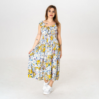 Дълга рокля - 9817 Синя