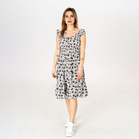 Дълга рокля - 9811 Бяла