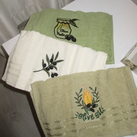 Комплект памучни кърпи Olive – 3 бр 30×50