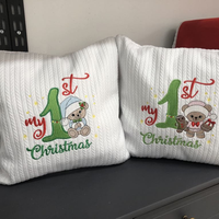 Декоративна бродирана калъфка за възглавница