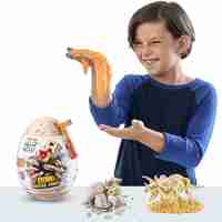 Яйце Dino Fossil Mini Robo Alive Series 1 (4 дизайна) /6/12