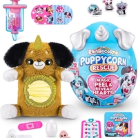 Плюшено кученце (7 дизайна) за лекуване Rainbocorns Puppycorn Rescue с изненада в яйце