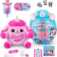 Плюшено кученце (7 дизайна) за лекуване Rainbocorns Puppycorn Rescue с изненада в яйце