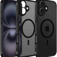 Кейс Magsafe Full Matte Mag за IPhone 16 Plus, Черен