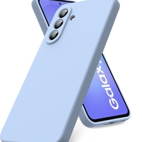Кейс Silicone Lite за Samsung Galaxy S25, Защита около камерата, Светло син