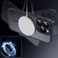 Кейс Magsafe Full Matte Mag за IPhone 15 Pro, Черен