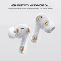 Безжични слушалки Blavec Bluetooth TWS Earphones BW-01 Pure, Бели
