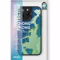 Кейс Magsafe Magnetic City Hong Kong за IPhone 16 Pro-Benks