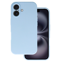 Кейс Silicone Lite за IPhone 16, Небесно син