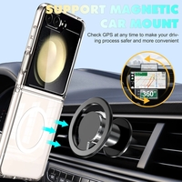 Кейс Magsafe Acrylic за Samsung Galaxy Z Flip 6, Прозрачен