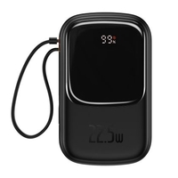 Преносима батерия Baseus QPow Pro 20000mAh USB+Type C PD22,5W (PPQD060301), Черен