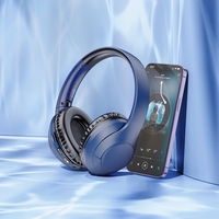 Слушалки Borofone, Headphones Bluetooth BO23, Strong Bass, Сини