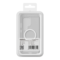 Кейс Mgsafe Magnetic Crystal за Samsung Galaxy S25 Ultra-Rock, Прозрачен