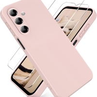Кейс Silicone Lite за Samsung Galaxy A17, Защита около камерата, Розова пудра